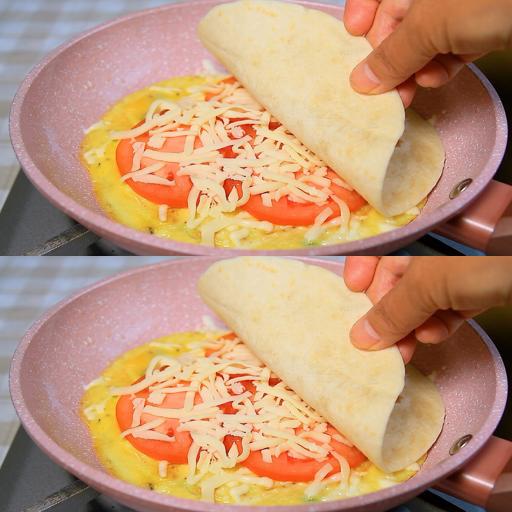 Whip Up a Tasty Egg Tortilla za pouhých 5 minut! Snídaně byla snadná!