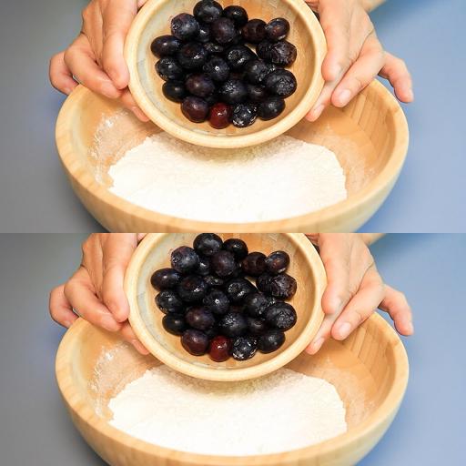 Berry Goodness: Vyšlete hladkou borůvkovou radost s jen moukou a mlékem!