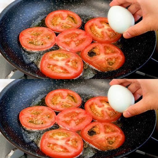 Vajíčka a rajče potěšení: Whip Up a Tasty Breakfast za pouhých 5 minut!